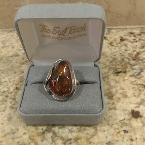 Amber ring